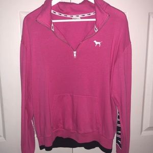 Victoria’s Secret Pink half-zip sweatshirt
